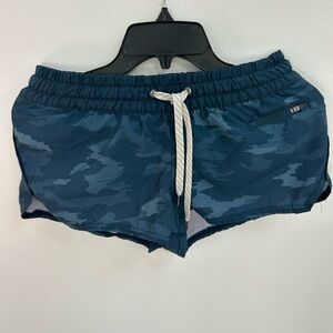 Vuori Blue Camo Athletic Shorts